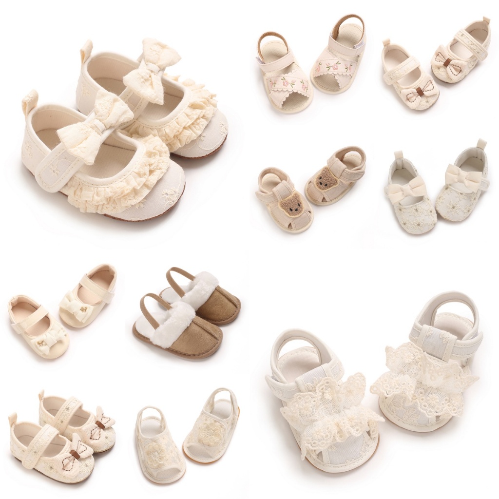 0-18 tháng tuổi mơ giày đi bộ mùa xuân thu dễ thương cho bé, giày tập đi, đế cao su chống trượt cho bé, giày công chúa