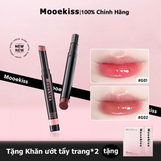 Son Thạch Mooekiss Thêm Tinh Chất Dipeptide Kép Dưỡng Ẩm Giảm Khô Lộ Vân Môi Lên Màu Tự Nhiên Chỉ Trôi Dưỡng Không Trôi Màu  Phù Hợp Cho Học Sinh Sinh Viên Và Người Đi Làm 2.2g
