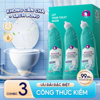 Nước tẩy bồn cầu Logeski siêu tẩy mạnh không cần chà diệt khuẩn khử mùi loại bỏ cặn bẩn cứng đầu