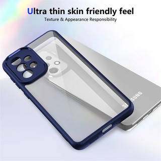 Ốp điện thoại Acrylic Cho Samsung Galaxy A53 A13 A23 A33 A03S Bảo Vệ Camera Ốp điện thoại Cứng Trong Suốt