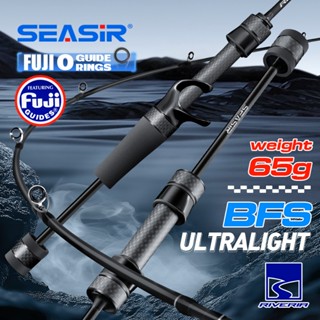  Seasir Riveria BFS Cần câu quay siêu nhẹ Nhẫn dẫn hướng bằng gốm FUJI O Vải Carbon 30T + 40T 1.5M-1,98M UL Trọng lượng thu hút 2-7g Cần câu 