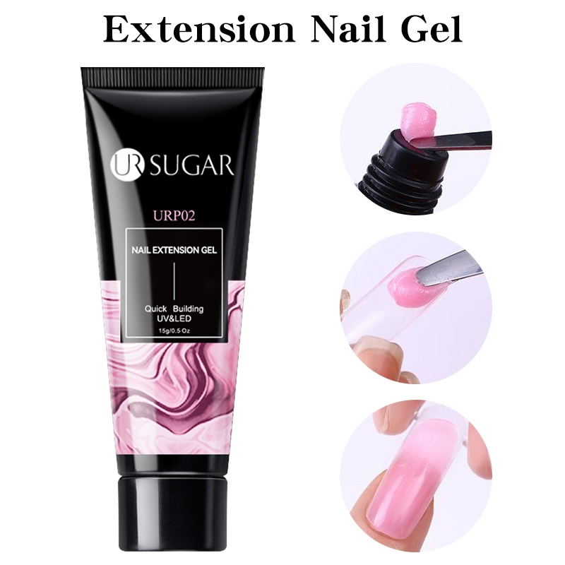 UR SUGAR 15ml Gel mở rộng móng tay Builder Gel UV Gel móng tay đánh bóng móng tay nghệ thuật