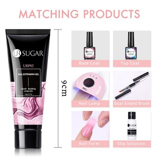 UR SUGAR 15ml Acrylic nhanh xây dựng mở rộng móng tay Gel móng tay đánh bóng Jelly ngâm tắt Gel móng tay đánh bóng