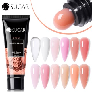  Gel sơn đắp nối móng UR SUGAR 15ml nhiều màu sắc dạ quang thời trang 