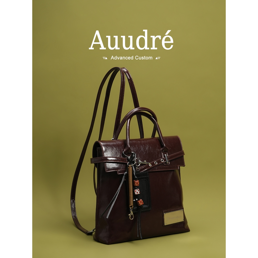 Auudre Retro Ba lô dung tích lớn Túi đi học thời trang dành cho nữ | BigBuy360 - bigbuy360.vn