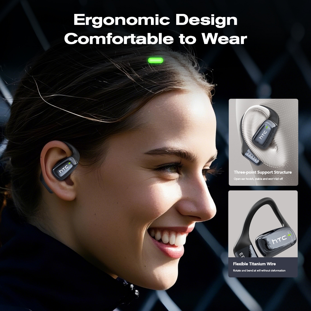 Tai nghe dịch thuật AI HTC NE25 Dịch thuật thời gian thực Tai nghe BluetoothTWS Bluetooth 6.0 Chất lượng âm thanh HiFi IPX5 Tai nghe không dây chống nước Hỗ trợ thay đổi Giấy dán tường Bảo hành một năm | BigBuy360 - bigbuy360.vn