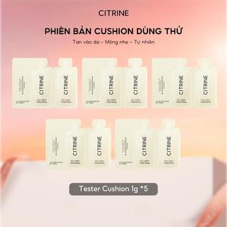  Mẫu Thử Kem Nền Sample Cushion - CITRINE - Bộ 5 Gói Mẫu Thử Cushion Lớp Nền Mịn Lì 