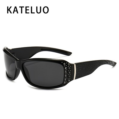 Kính râm KateLuo đính kim cương, style cổ điển Z8166