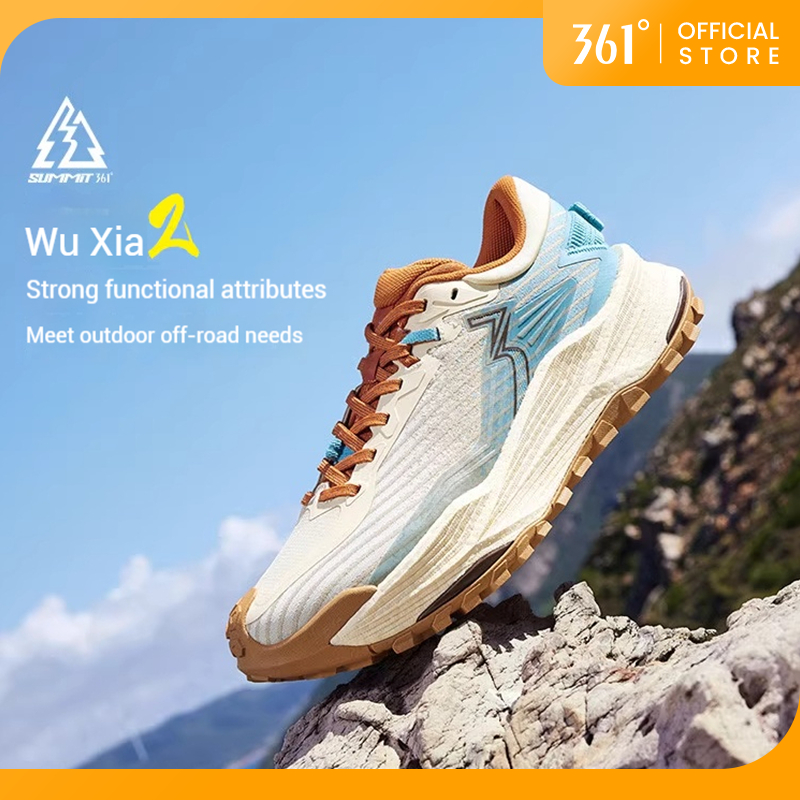 Giày chạy bộ nam Wuxia 2.0 361 độ, phù hợp cho hoạt động ngoài trời