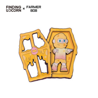  FINDING UNICORN FARMER BOB Classic Metal Badge Blind Box Single Box 1Pc  