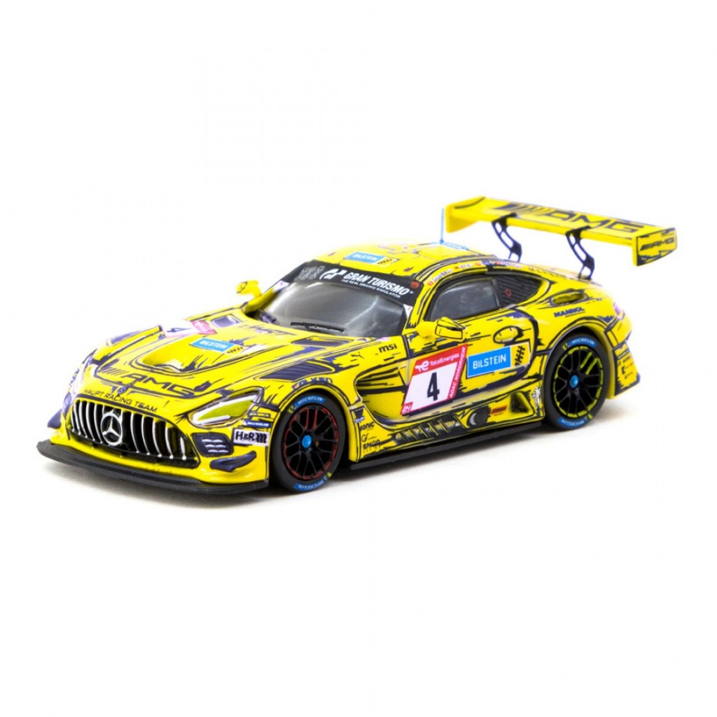 Tarmac Works T64-062-23NUR04 1 / 64 Mercedes-AMG GT3 Nurburgring 24h 2023 Diecast Quy Mô Mô Xe Ô Tô
