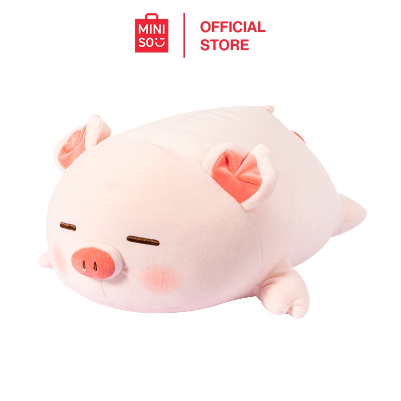 MINISO Official Little Pig B-BO - Phiên bản nâng cấp đàn hồi siêu mềm Đồ chơi sang trọng nằm xuống
