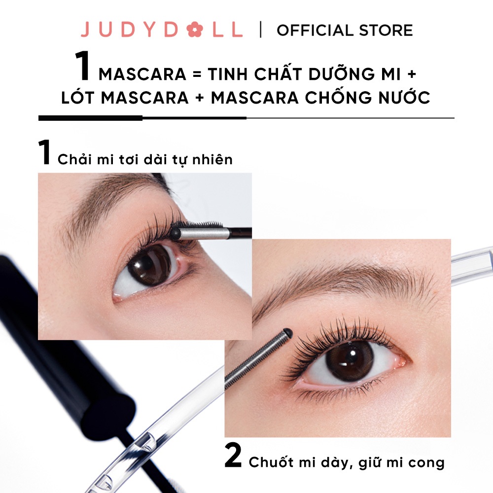[MỚI] Mascara Đầu Lược Sắt JUDYDOLL Iron Mascara Siêu tơi dài mi Giữ mi cong cả ngày Dày mi Dưỡng mi 3g | BigBuy360 - bigbuy360.vn
