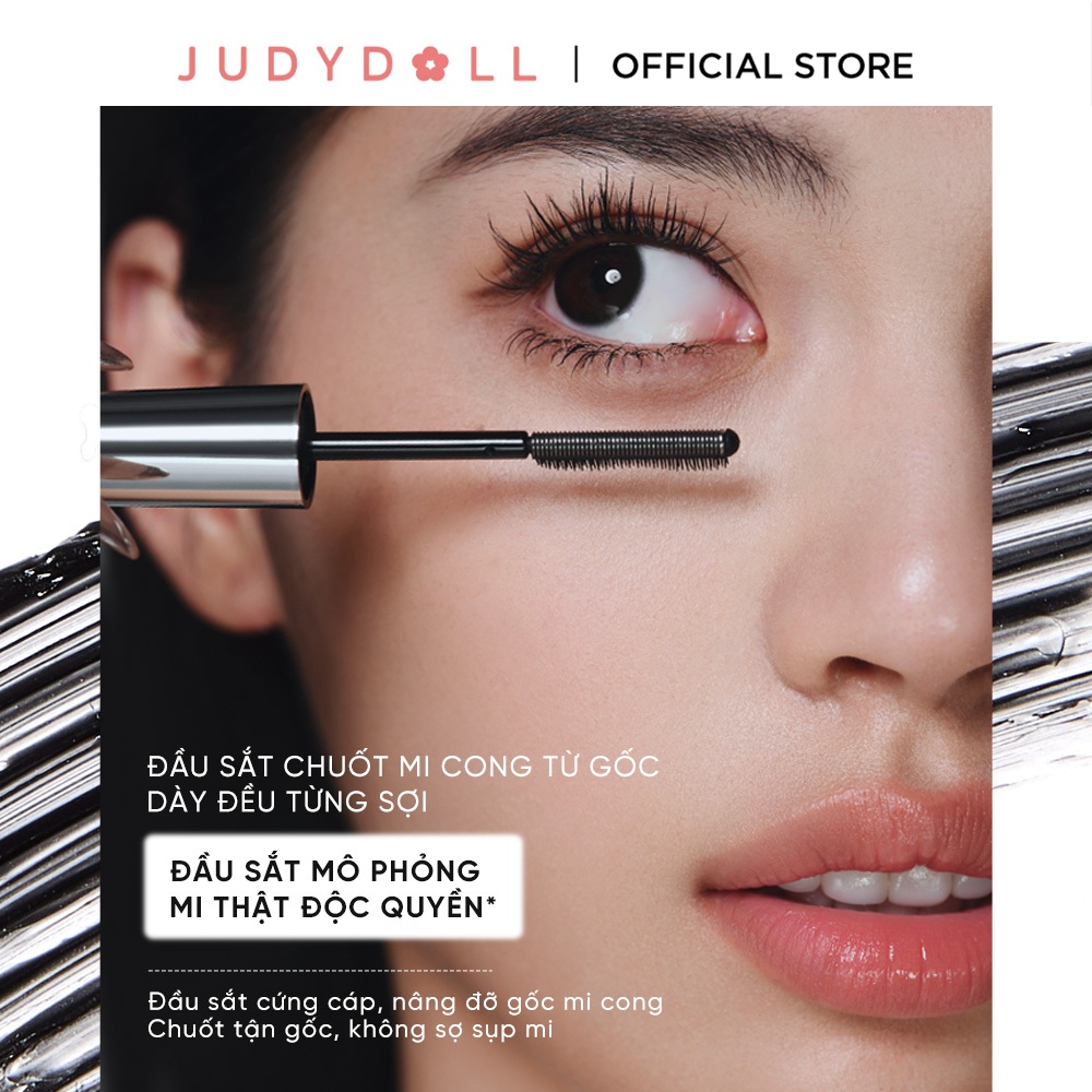 [MỚI] Mascara Đầu Lược Sắt JUDYDOLL Iron Mascara Siêu tơi dài mi Giữ mi cong cả ngày Dày mi Dưỡng mi 3g | BigBuy360 - bigbuy360.vn