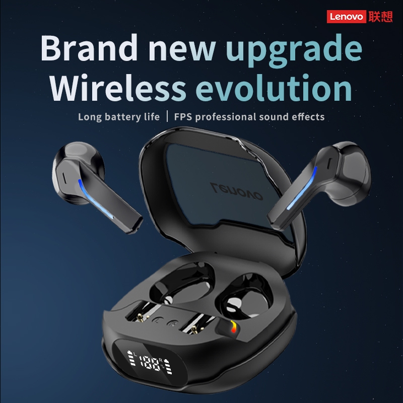Tai nghe Lenovo TG101 Tai nghe chơi game BluetoothTWS HD Âm thanh nổi Tuổi thọ pin dài Độ trễ thấp có Mic có đèn RGB | BigBuy360 - bigbuy360.vn