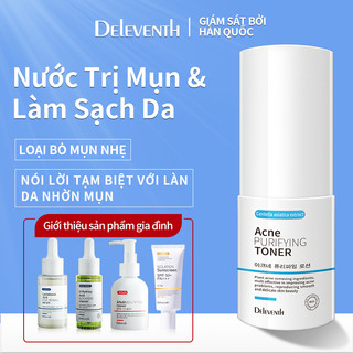 Nước hoa hồng trị mụn DEleventh Hàn Quốc loại bỏ mụn trứng cá làm mờ vết thâm mụn thu nhỏ lỗ chân lông 30ml 