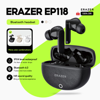 Tai nghe nhét tai Lenovo Erazer EP118 Tai nghe Bluetooth 6.0 Tuổi thọ pin dài có Mic âm thanh HD IPX4 chống nước