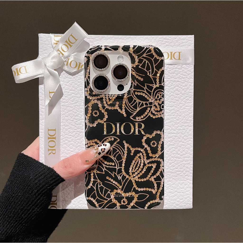 Ốp điện thoại hoa sang trọng cho iphone 16 Pro Max 15 Pro Max 14 Pro Max i14 13 Pro Max i13 13pro Vỏ