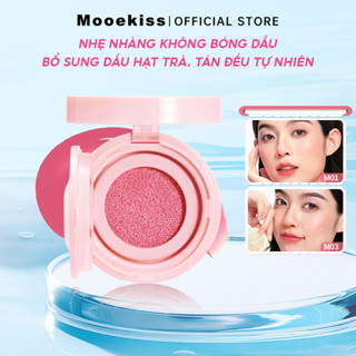 Má hồng kem Mooekiss phấn má hồng cushion Matte Màu nude tự nhiên Nhẹ nhàng không bóng dầu Nhỏ gọn 3.2g