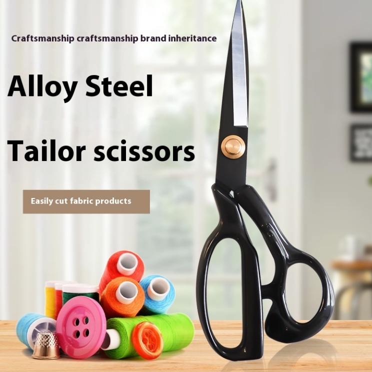 Kéo cắt thợ may chuyên nghiệp Geesong - Lưỡi thép Mangan | Tay cầm tiện dụng cho vải,