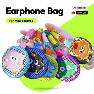  Túi đựng tai nghe hoạt hình đa chức năng Nhỏ gọn và dễ mang theo Thích hợp cho tai nghe nhỏ 