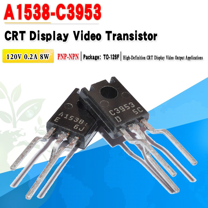 10 Cái / lốc Còn hàng 2SA1538 2SC3953 A1538 C3953 cặp bóng bán dẫn phù hợp, đảm bảo chất lượng