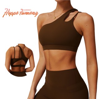  Áo Ngực Thể Thao One Shoulder Vai Đơn Thời Trang Hỏa Hảo Cho Chạy Bộ 