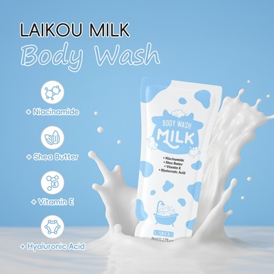 Sữa rửa toàn thân LAIKOU Làm sạch nhẹ nhàng Dưỡng ẩm lâu trôi Da mịn màng ngay cả tông màu da