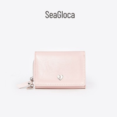 SeaGloca Love Đơn Giản Ví Đựng Tiền Xu Nhiều Khe Cắm Thẻ Lưu Trữ Thương Hiệu Mặt Dây Chuyền Cho Nữ 26