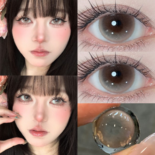  KSSEYE 1 Cặp Ống kính áp tròng màu hồng 14,5mm Cận thị  Nguồn điện: 0 ~ -8,00  Ống kính Hàn Quốc dễ thương 6 tháng sử dụng douyinlens 