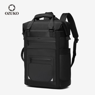 Ba lô OZUKO Nhiều ngăn Thời trang nam Máy tính xách tay đa chức năng Ba lô du lịch ngoài trời chống nước