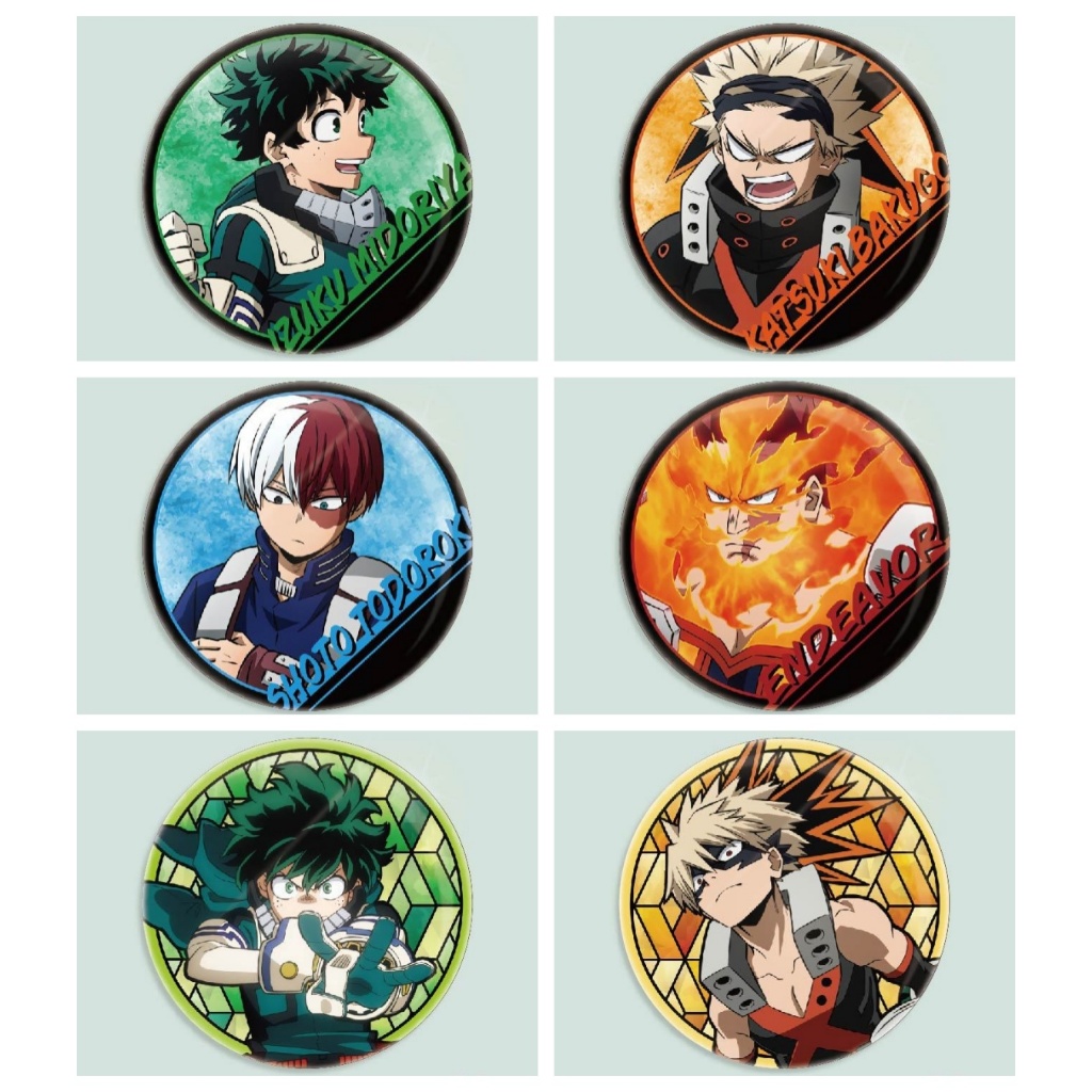 Bộ Trâm Cài cosplay My Hero Academia - Katsuki Bakugou và Izuku Midoriya, Phù Hợp làm Quà tặng và Sư