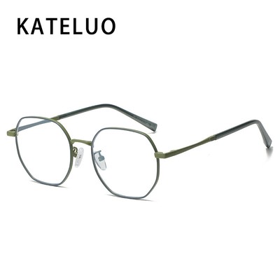 KATELUO Kính mắt phẳng bảo vệ chống ánh sáng xanh và chống bức xạ Z8219