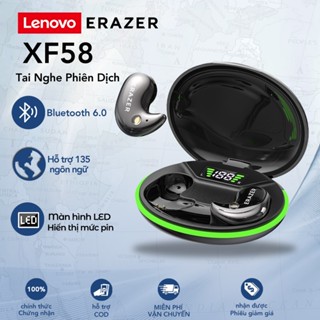 Lenovo ERAZER XF58 AI Tai nghe dịch   thời gian thực thông minh Tai nghe không dây Displa Tai nghe âm thanh nổi Hi-fi