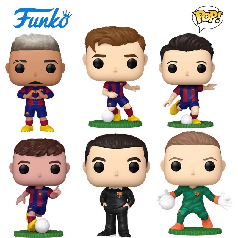Funko POP Bóng đá Barcelona La Liga Xavi Garvey Pedri Rafinha búp bê