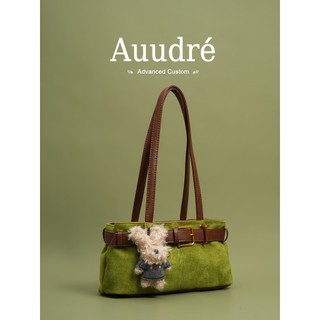  Auudre Retro Màu Sắc Tương Phản Một Vai Túi Nách Nữ Dung Tích Lớn Đi Lại Túi 