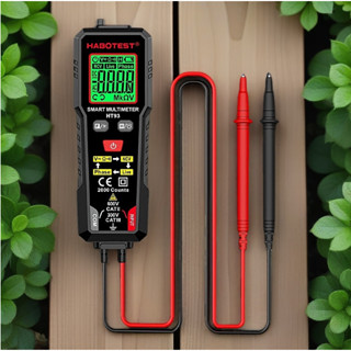 Habotest HT93 Máy kiểm tra điện áp vạn năng kỹ thuật số 2000 Đếm 600V AC / DC Vôn Đồng hồ đo NCV Trình tự pha Tự động dao động Đồng hồ vạn năng