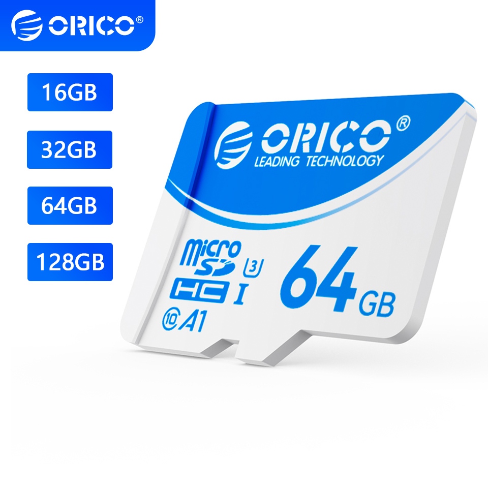 ORICO 16GB 32GB 64GB 128GB MicroSDXC UHS-I Thẻ Nhớ U3 Class10 V30 A1 Thẻ Micro SD TF Cho Điện Thoại 