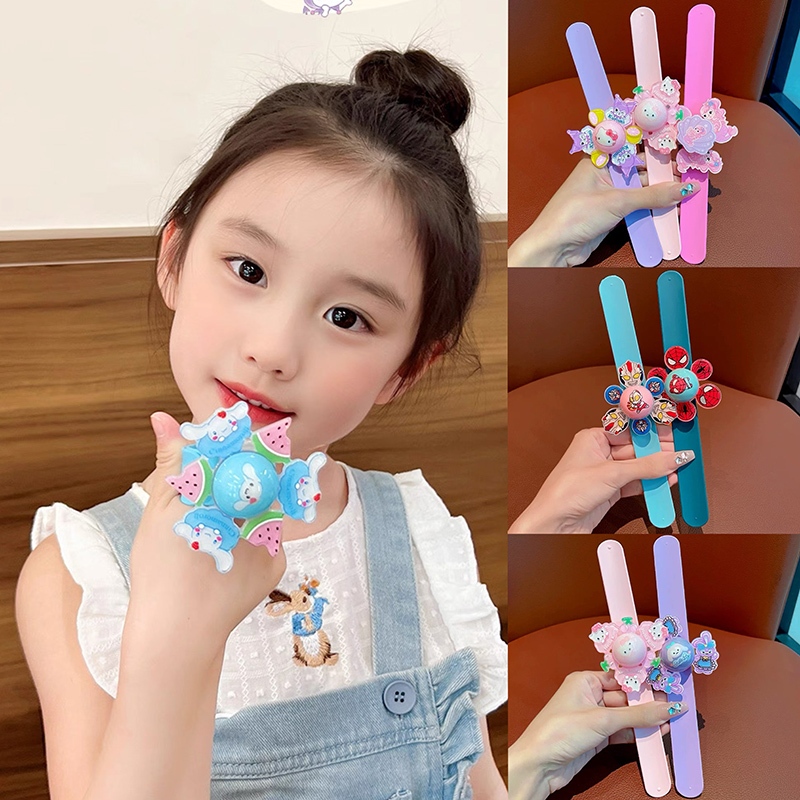 🍉Vòng đeo tay phát sáng cho bé -Phát Sáng Tát Vòng Tay Đồ Chơi Kuromi Tay Clap Nhẫn Bé Trai Bé Gái