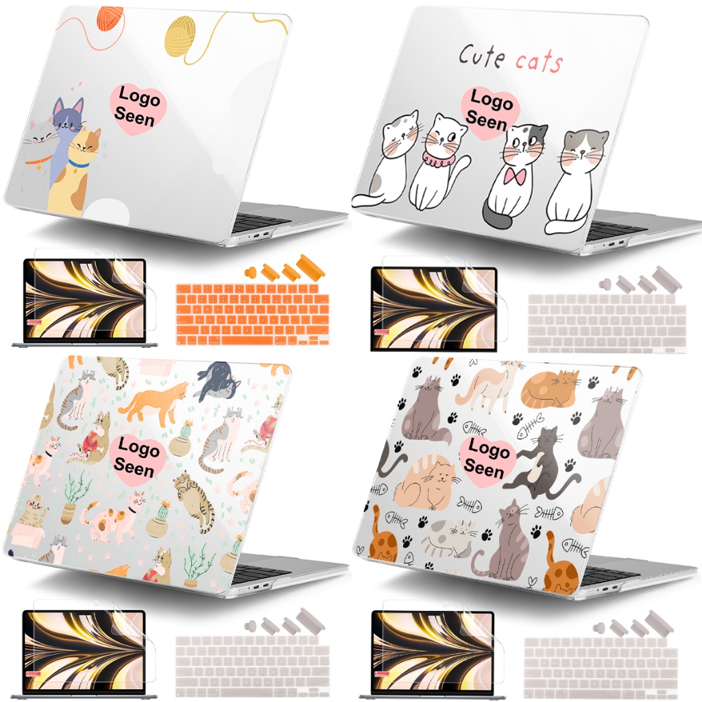 Ốp Lưng Laptop Cho MacBook Air 13 "M4 M3 M2 A3240 A3112 A3401 A3403 A268 Chip Pro 14 16" A2991 A3241