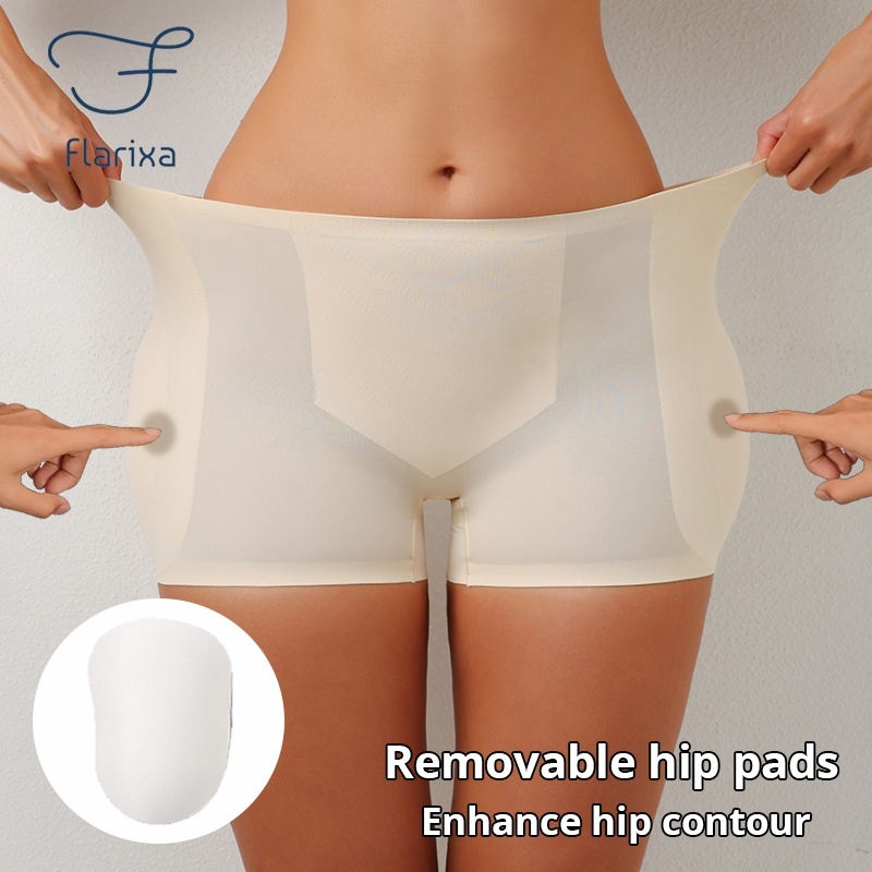 Flarixa Quần Nâng Mông Nữ,Quần Gen Bụng Định Hình Quần Độn Hõm Hông  -Ôm Bụng Chất Liệu Co Giãn Không Lộ Viền Có thể tháo rời