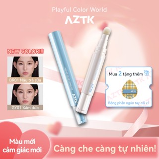  【AZTK Kem Che Khuyết Điểm Vá AZTK Bút Dạng Lỏng Nhũ Tương Làm Sáng Máng Xé Che Vết Thâm Quầng Thâm Vết Mụn Dưỡng Ẩm Phù Hợp 