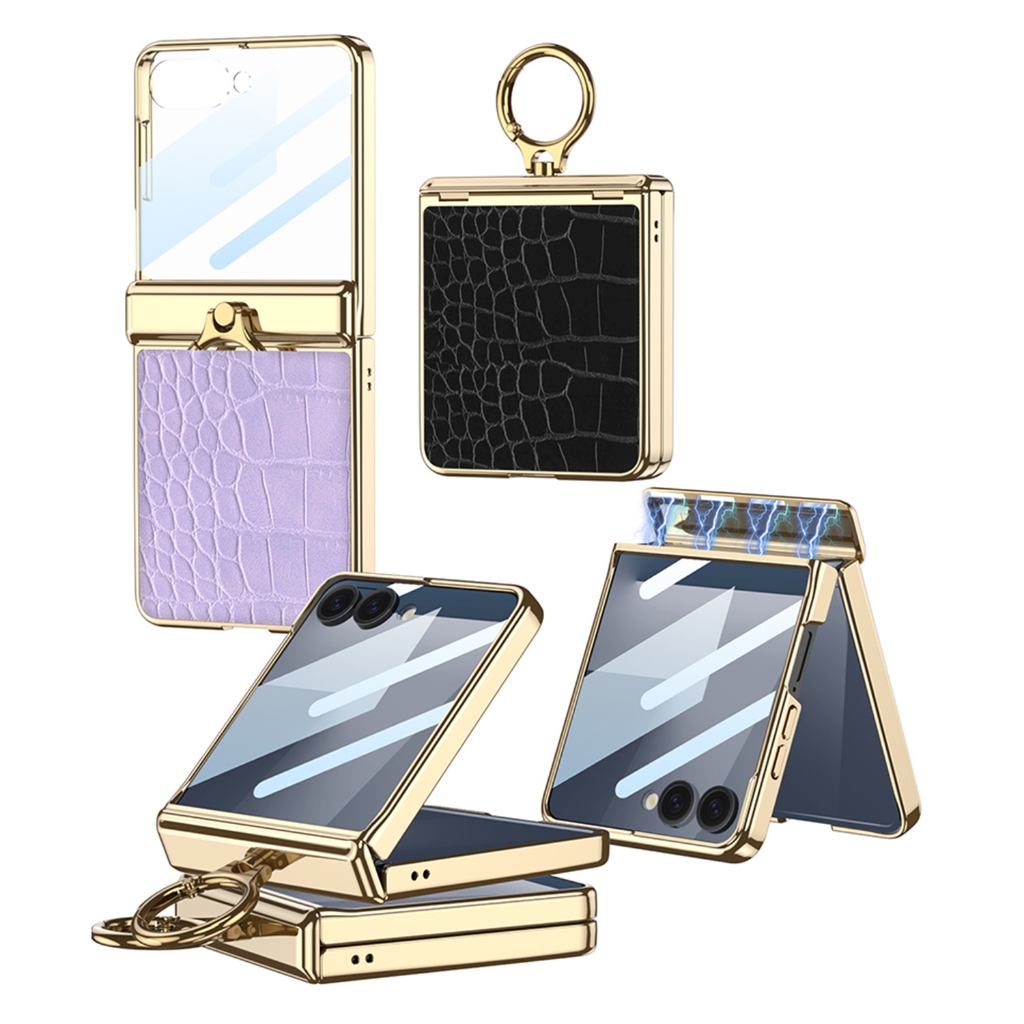 Ốp Lưng Cho Samsung Galaxy Z FLIP 7 FLIP7 Ốp lưng Siêu Mỏng Bảo Vệ Toàn Diện Ốp Lưng Cứng Từ Tính Có