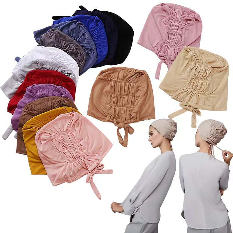 Jifang Hijab Nữ - Đàn Hồi Mềm Mại, Điều Chỉnh Được, Modal & Mercerized Cotton