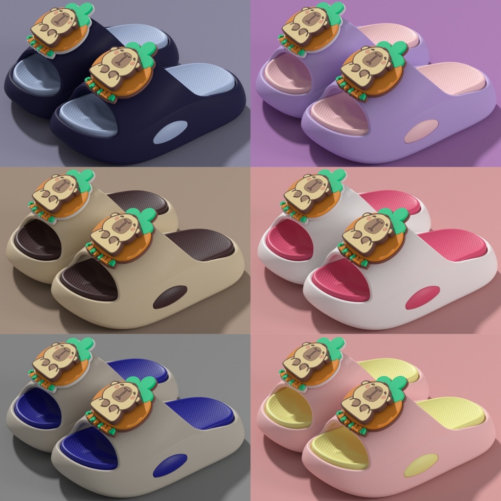 Capybara Charm Design Dép trẻ em EVA Đế mềm Giày ngoài trời trong nhà