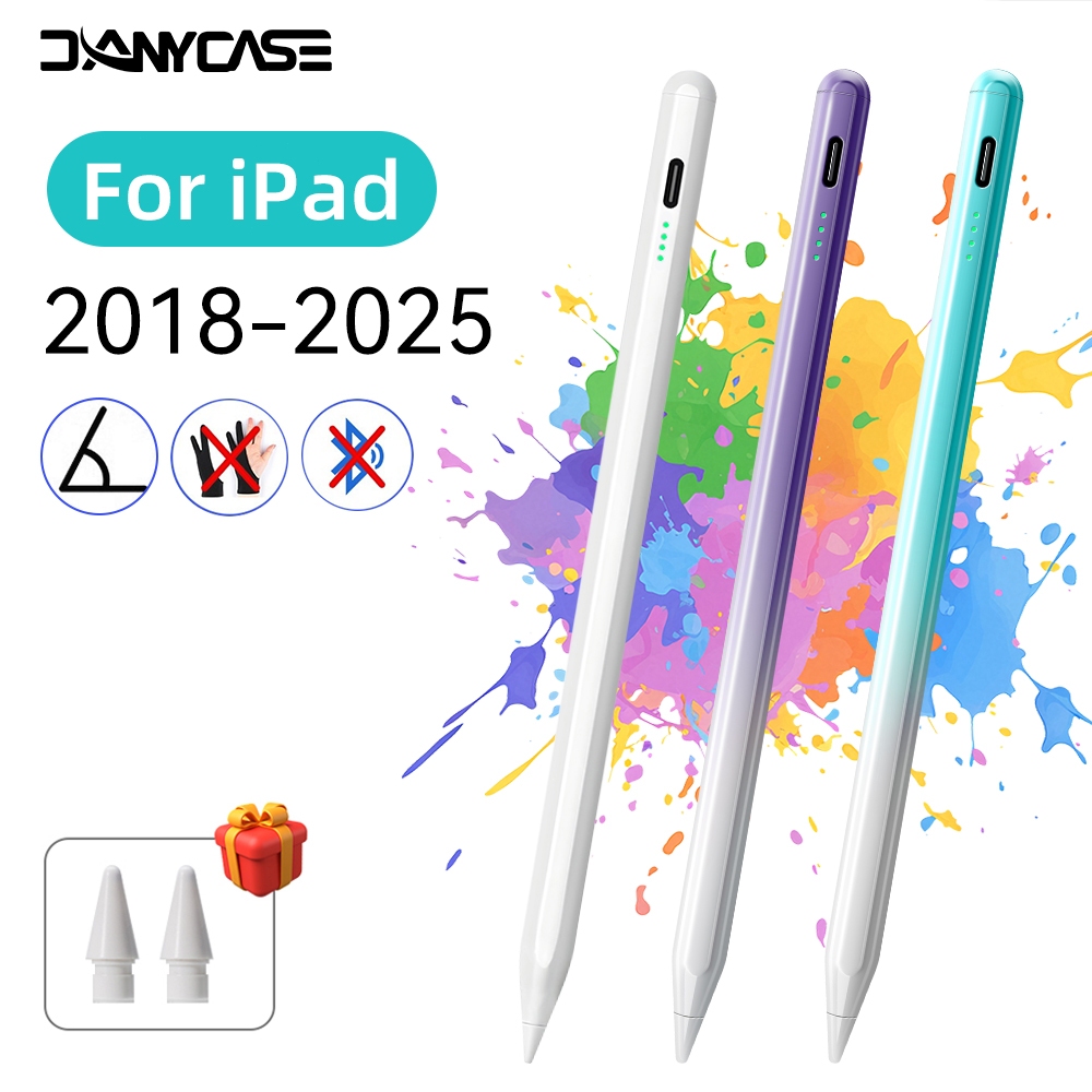 Bút Stylus Cho iPad Air 6 11 13 M2 2024 Gen 9 8 7 10.2 Gen 10 10.9 Pro 13 M4 Air4 5 10.9 Gen 6 Mini 7 Air3 10.5 Pro 11 12.9 2018-2024 Mini 7 6 5