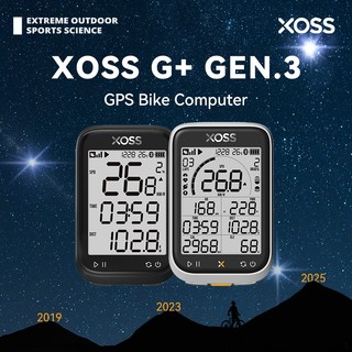  XOSS G3 + G3 Plus Đồng hồ tốc độ Xe đạp chống nước không dây IP67 GPS 2,8 inch LCD XOSS G + Gen.3 