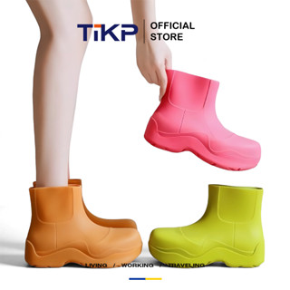 TIKP Giày bốt đi mưa chống thấm nước thời trang cho nữ 5 màu size 36-41