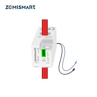 Máy đo năng lượng Zemismart Wifi / Zigbee 1 pha / 3 pha Công tắc rơle cảm biến năng lượng điện TuyaAPP Báo động đo HomePower Giám sát 4kWh 63A Vôn kế ngắt mạch