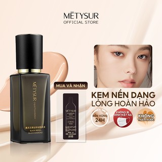  METYSUR Liquid Foundation Long-lasting Makeup Foundation Soft Moisturizing Concealer 35g 